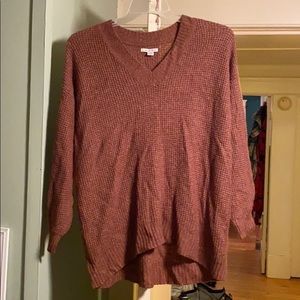 V-neck oversized american eagle sweater